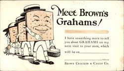 Brown Cracker & Candy Co Advertising Postcard Postcard