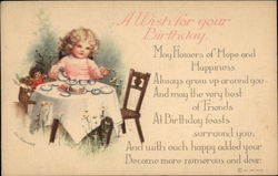 A Wish for Your Birthday Postcard