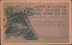 Keep a Little Cosy Corner in Your Heart for Me Postcard