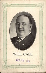 Will Call Advertising Postcard Postcard