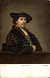 Selbstportrat by Rembrandt Postcard