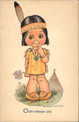 Olen Hieman Ujo Native Americana Postcard Postcard