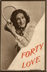 Forty Love Postcard