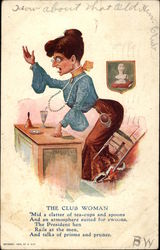 The Club Woman Postcard