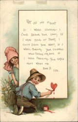 Pet of My Heart Children Postcard Postcard