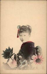 Japanese Geisha Postcard Postcard