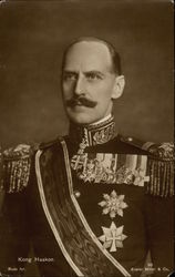 Kong Haakon Royalty Postcard Postcard