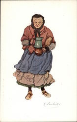 Belgian Woman Postcard