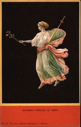 Bacchante Danseuse de Pompei Postcard