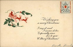 Wishing You a Merry Christmas Postcard Postcard