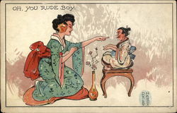 Oh, You Rude Boy Postcard Postcard