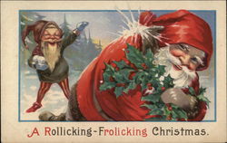 A Rollicking-Frolicking Christmas Postcard