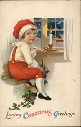 Loving Christmas Greetings Postcard