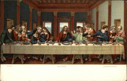 "The Last Supper" by Leonardo da Vinci Art Postcard Postcard