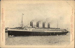 Compagnie Generale Transatlantique French Line Postcard