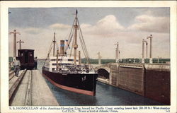 S. S. Honolulan Postcard