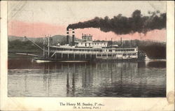 The Henry M. Stanley, Ports Steamers Postcard Postcard