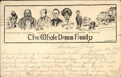 The Whole Damn Family The Whole Family Postcard Postcard