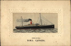 R.M.S. Canada Steamers Postcard Postcard