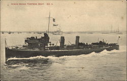 Ocean Going Torpedo Boat Boats, Ships Postcard Postcard