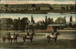 Derby Winners, Newmarket Horse Racing Postcard Postcard