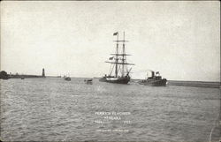 Perry's Flagship Niagara. 1813 - 1913 Postcard