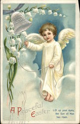 A Peaceful Easter, Lift up Your Eyes, the Son of Man has Risen Postcard