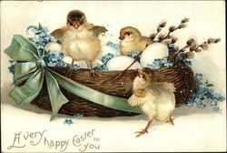 A Very Happy Easter to You Postcard