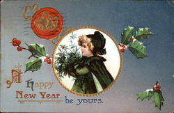 A Happy New Year be Yours Postcard