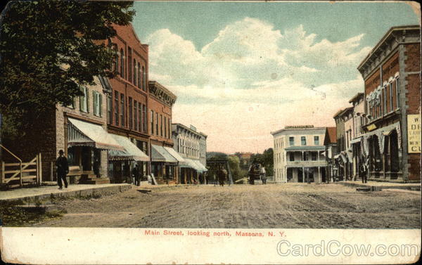 Main Street, Looking North Massena, Ny