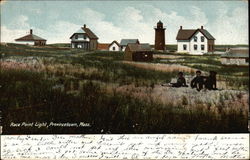 Race Point Light Provincetown, MA Postcard Postcard