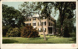 Home of James Russell Lowell Cambridge, MA Postcard Postcard