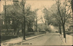 West Union Street West Chester, PA Postcard Postcard