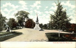 North Side Park Fort Wayne, IN Postcard Postcard