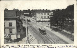 North Hudson Street Newark, OH Postcard Postcard