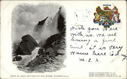 Rock of Ages and Cave of the Winds, Niagara Falls Postcard