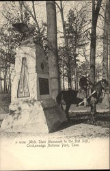 Mich. State Monument to the 21st Inft, Chickamauga National Park Lookout Mountain, TN Postcard Postcard