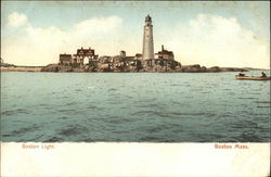 Boston Light Postcard