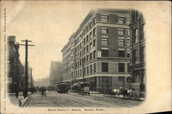 1st Avenue Seattle, WA Postcard Postcard