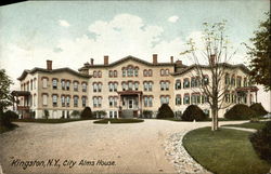 City Alms House Postcard