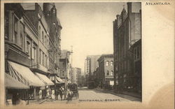 Whitehall Street Atlanta, GA Postcard Postcard