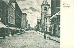 Water Street, Looking North Postcard