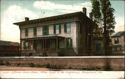 Jefferson Davis Home, White House of the Confederacy Montgomery, AL Postcard Postcard