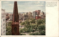 Looking West From Roof of Home Office of the Metropolitan Life Insurance Co. of New York Postcard