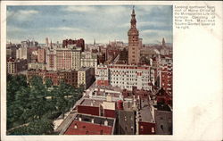 Looking Northwest from Roof of Home Office of the Metropolitan Life Insurance Co. of New York Postcard Postcard