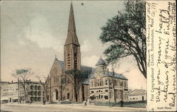 First Congregational Church Northampton, MA Postcard Postcard