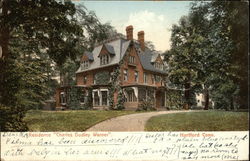 Residence - Charles Dudley Warner Hartford, CT Postcard Postcard