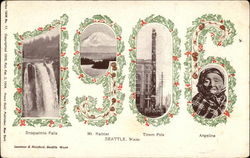 1906 Views of Seattle Washington Postcard Postcard