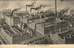 Pabst Brewery Milwaukee, WI Postcard Postcard