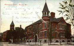 Washington School Postcard